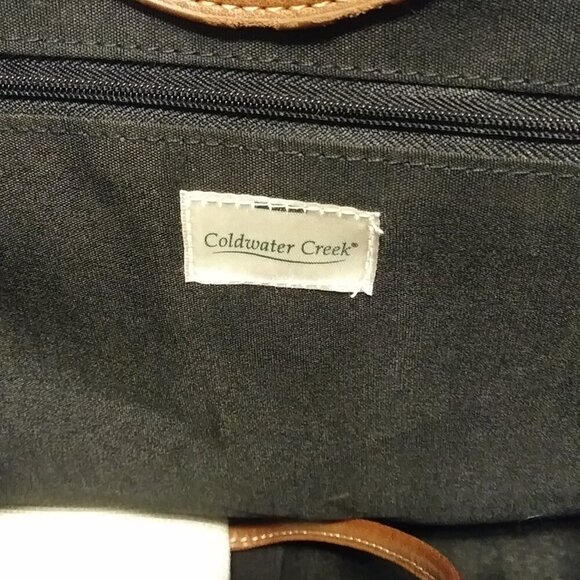 Coldwater Creek Tote with Butterfly Tag - Picture 11 of 11